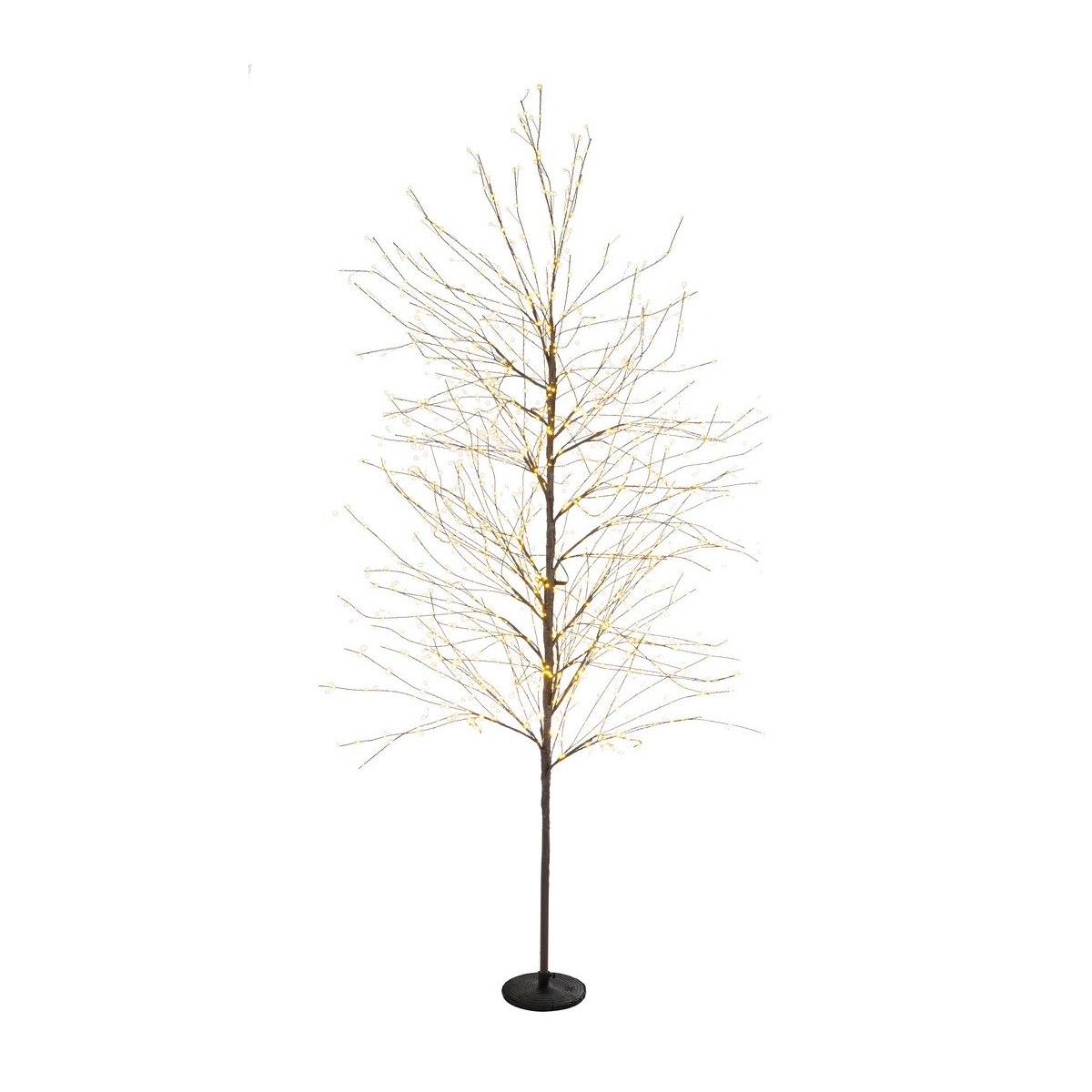 Albero di Natale 210 cm bunch 2000 led bianco caldo