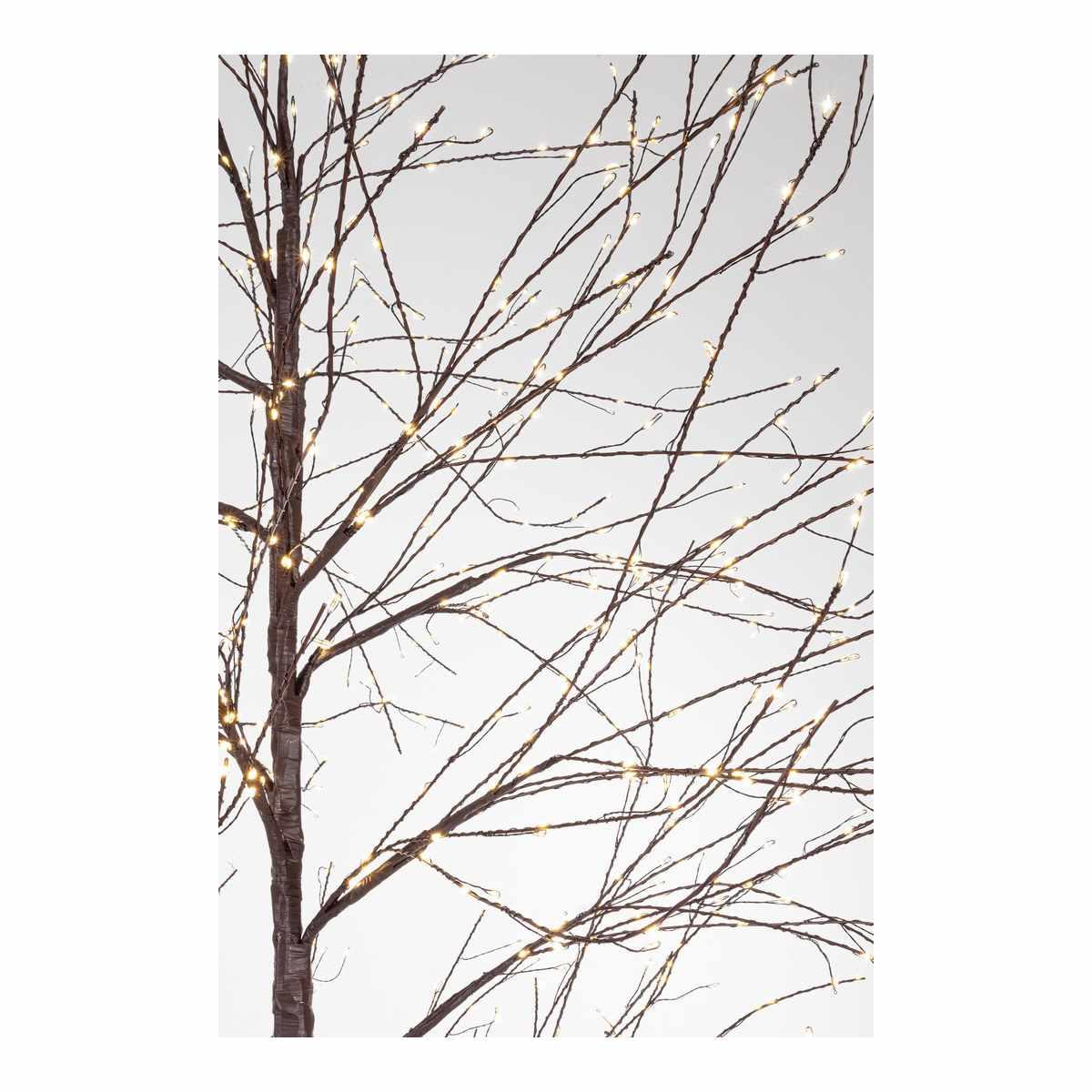 Albero di Natale 210 cm bunch 2000 led bianco caldo