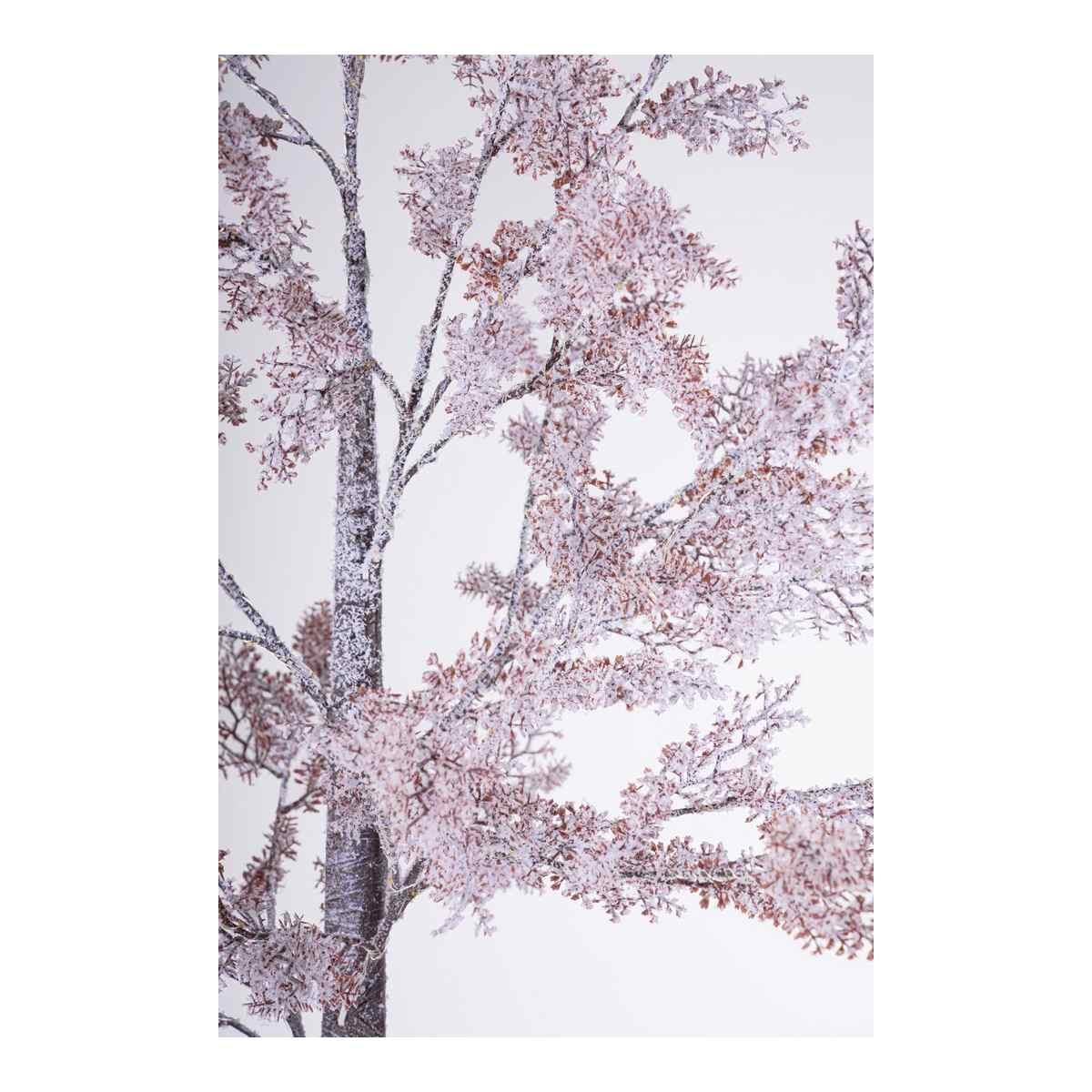 Albero di Natale 180 cm sleek 180 led bianco caldo