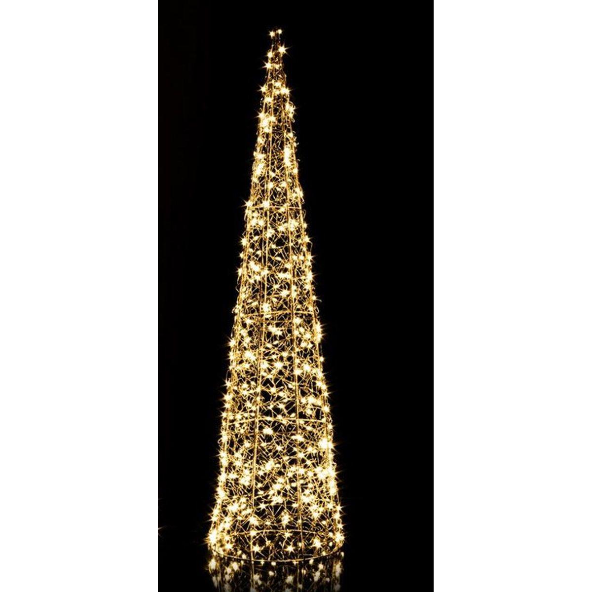 Luci di natale esterno 400 led cono bianco caldo 80 cm