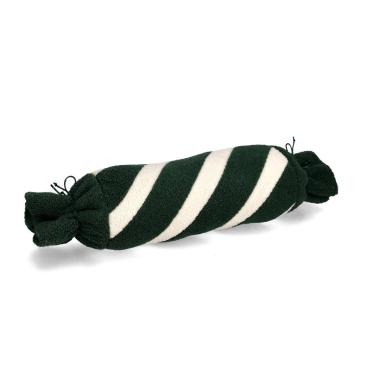 Cuscino arredo in tessuto natale bonbons caramella verde 54 x 13 cm