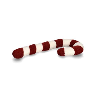 Cuscino arredo in tessuto natale bonbons candy rosso 25 x 57 cm