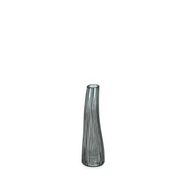 Vaso vetro monofiore verde 22 cm