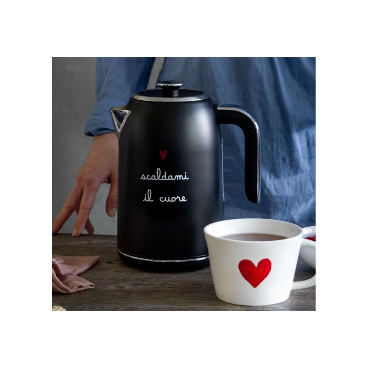 Bollitore Elettrico Simply Day Nero Scaldami Il Cuore |Simply_945