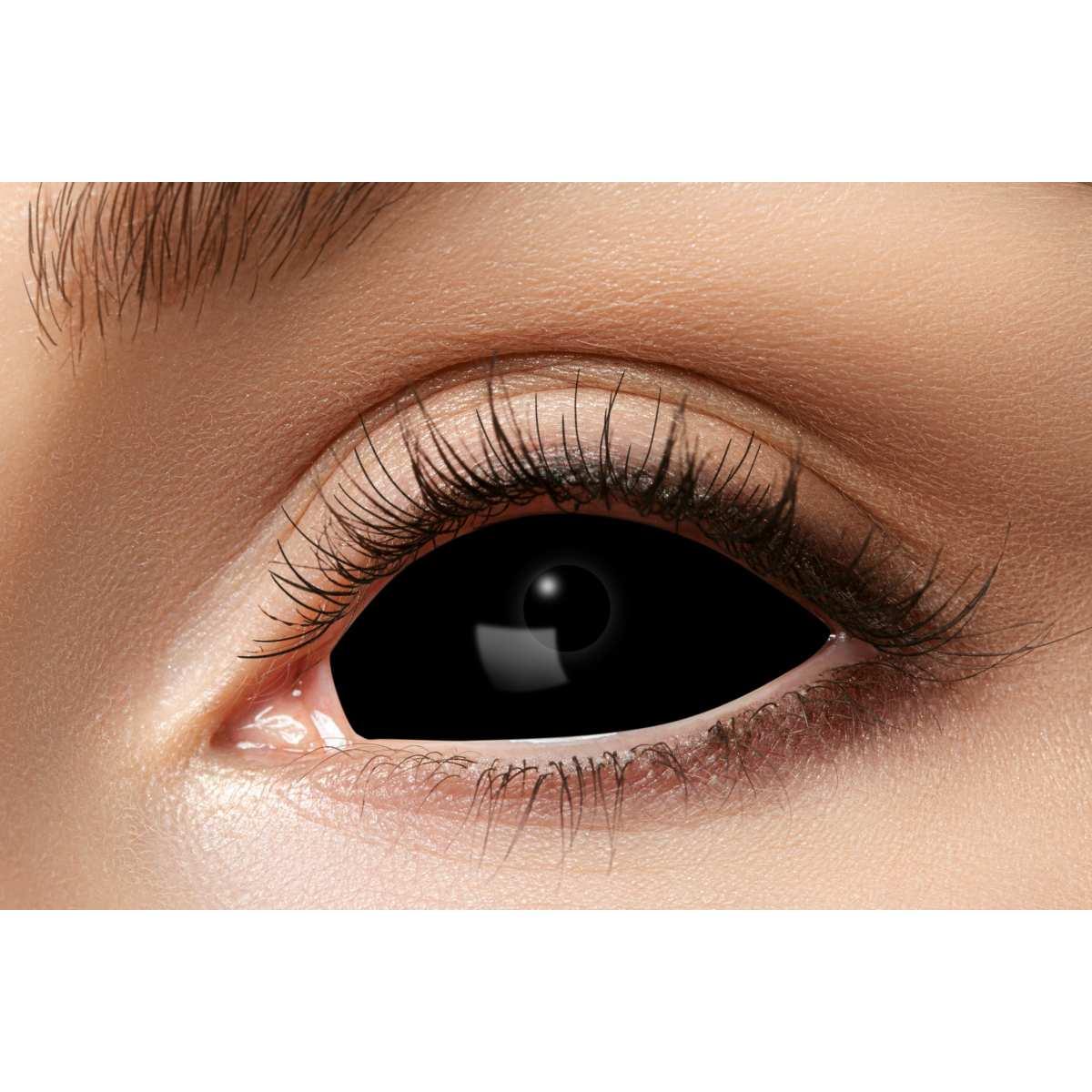 Lenti contatto semestrale sclera black eye modello a