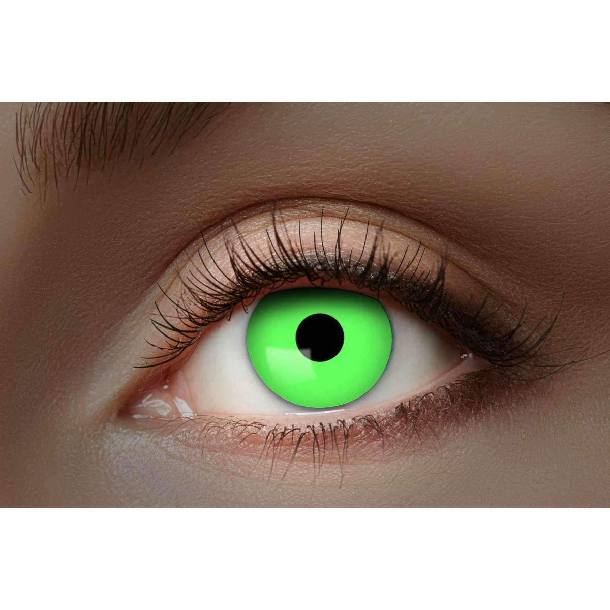 Lenti contatto mensili uv flash green modello a