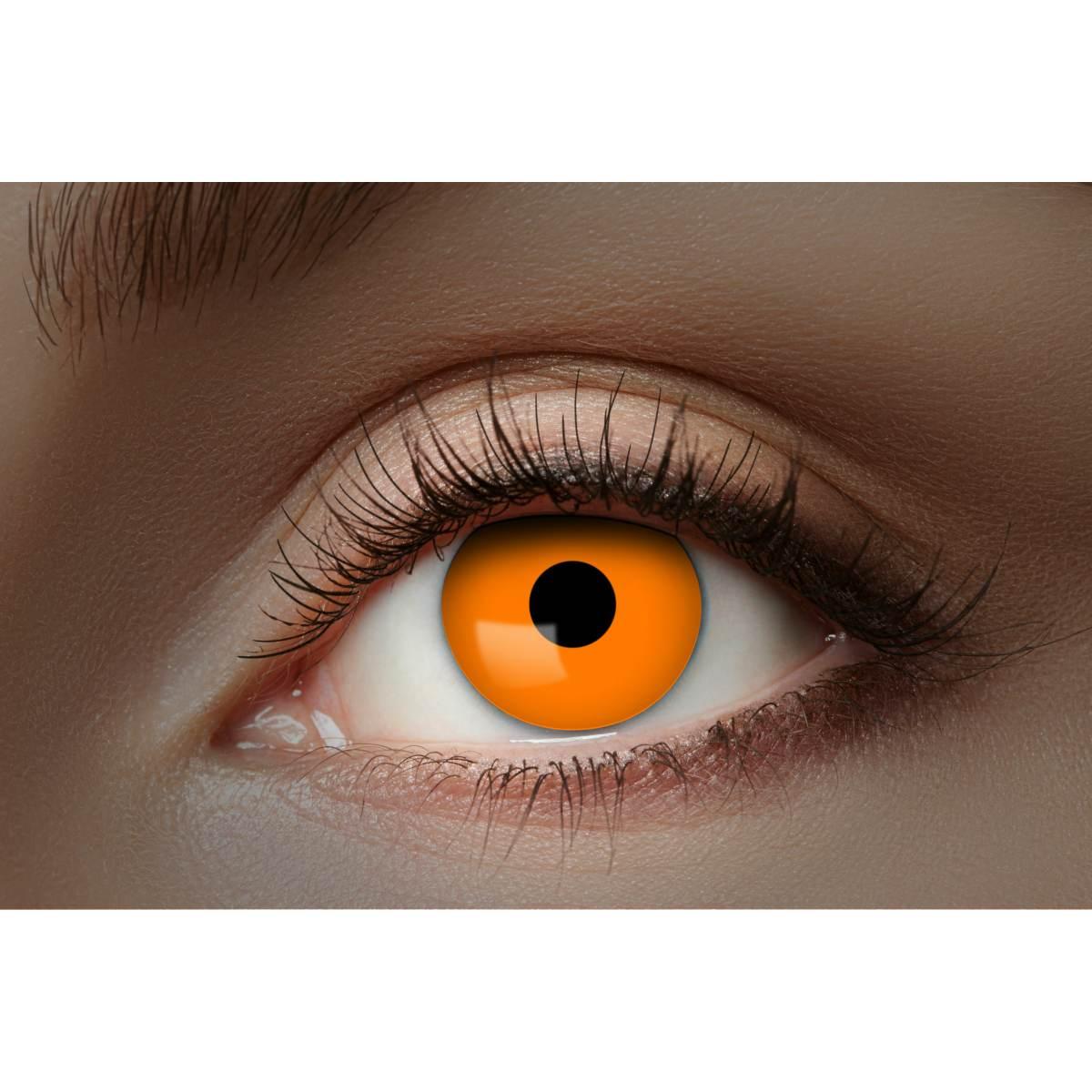 Lenti contatto mensili uv flash orange modello a