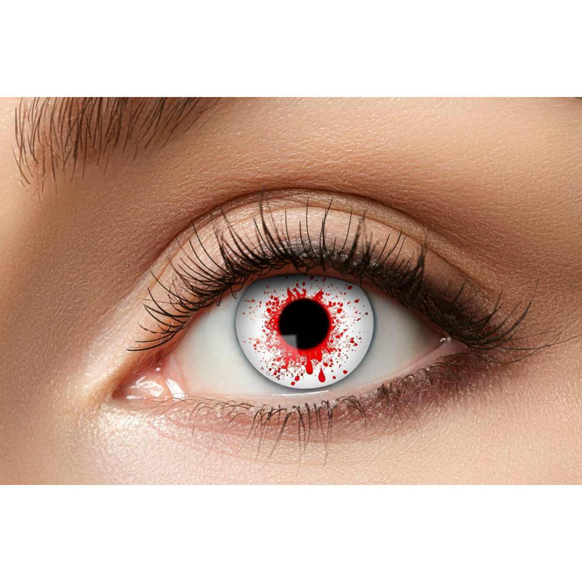Lenti contatto trimestrali bloodshot3 bianche modello a