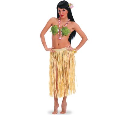 Gonna hawaii in paglia naturale