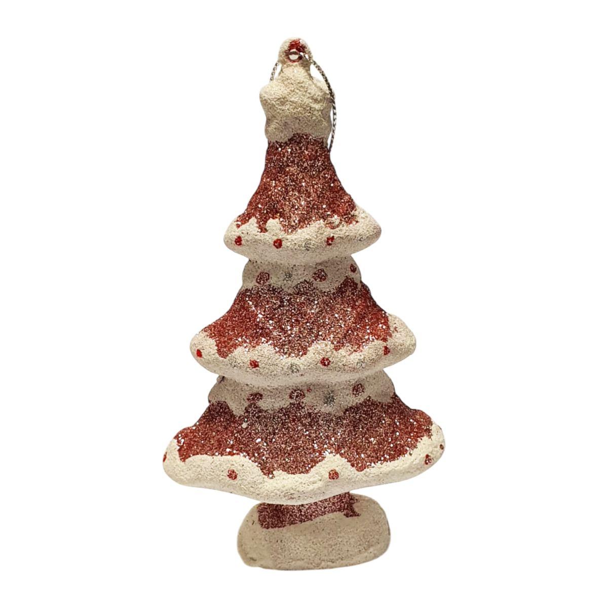 Pallina natalizia pvc albero circus rosa argento 10 cm