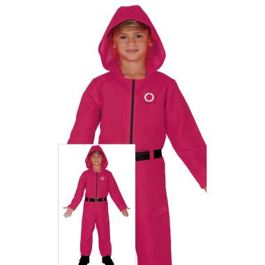 Costume tuta rossa squid