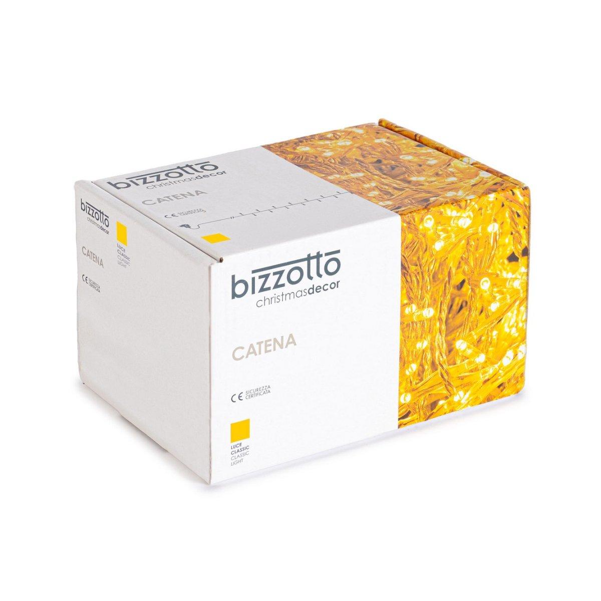 Luci di natale esterno batteria 48 led bianco caldo mt 5 mt