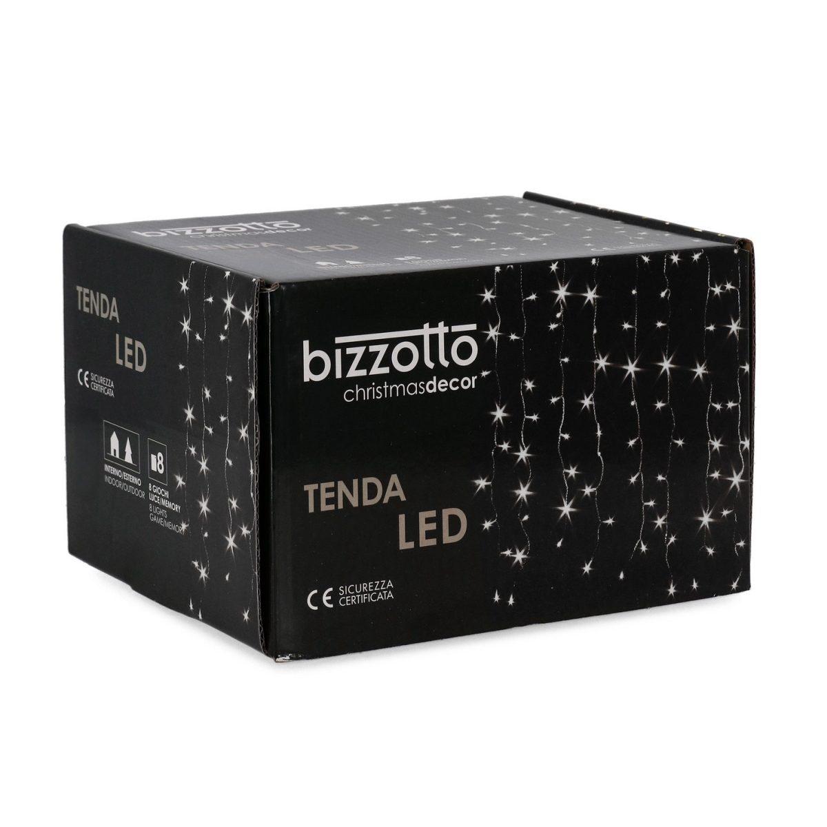 Luci di natale tenda esterno 400 led bianco freddo
