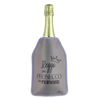 Porta Bottiglie Termico Grigio con Scritta cm.|Montemaggi_620