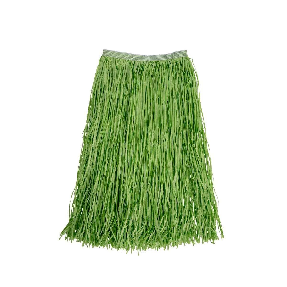 Gonna hawaii raffia verde