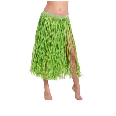 Gonna hawaii raffia verde