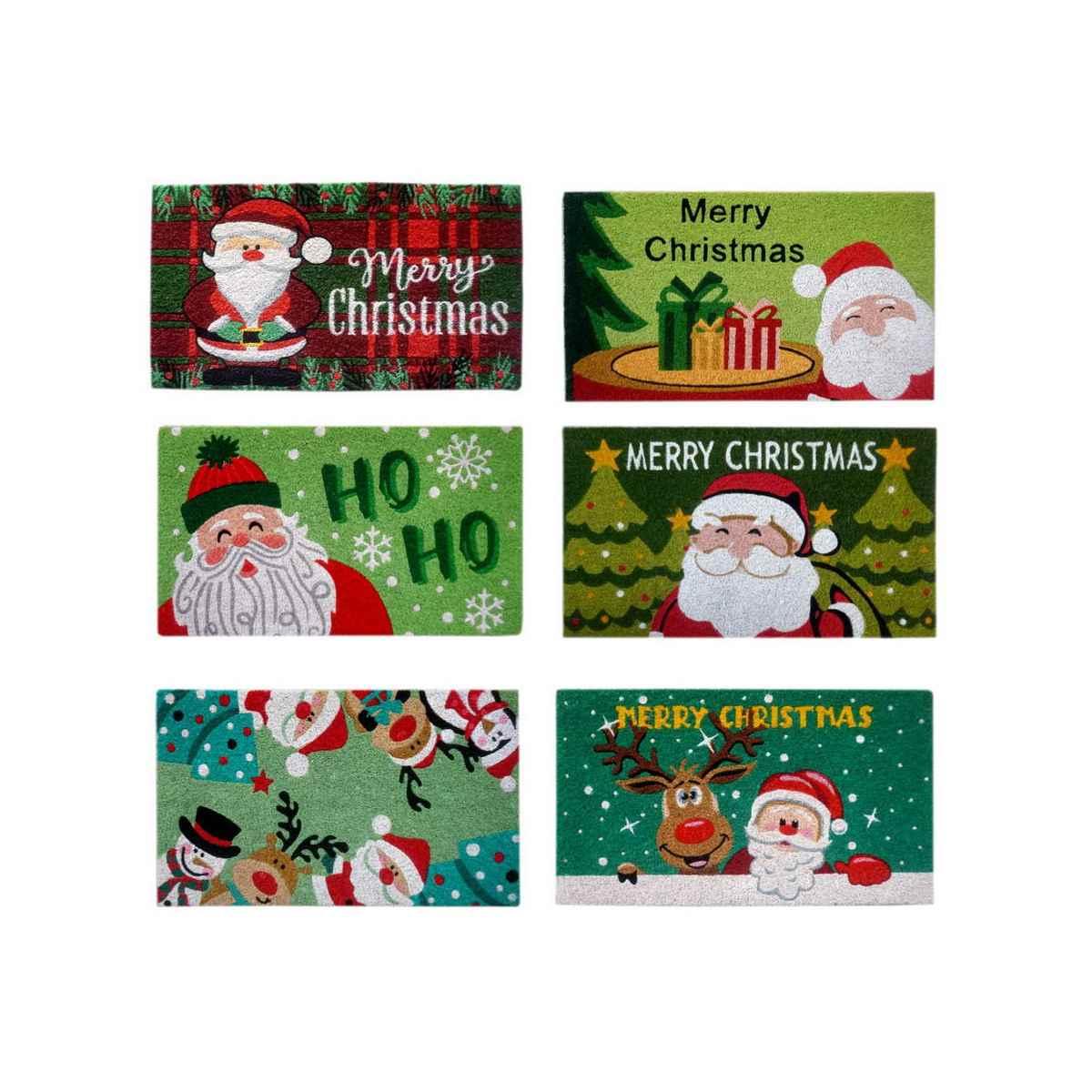 Zerbino cocco natale ho 40 x 70 cm