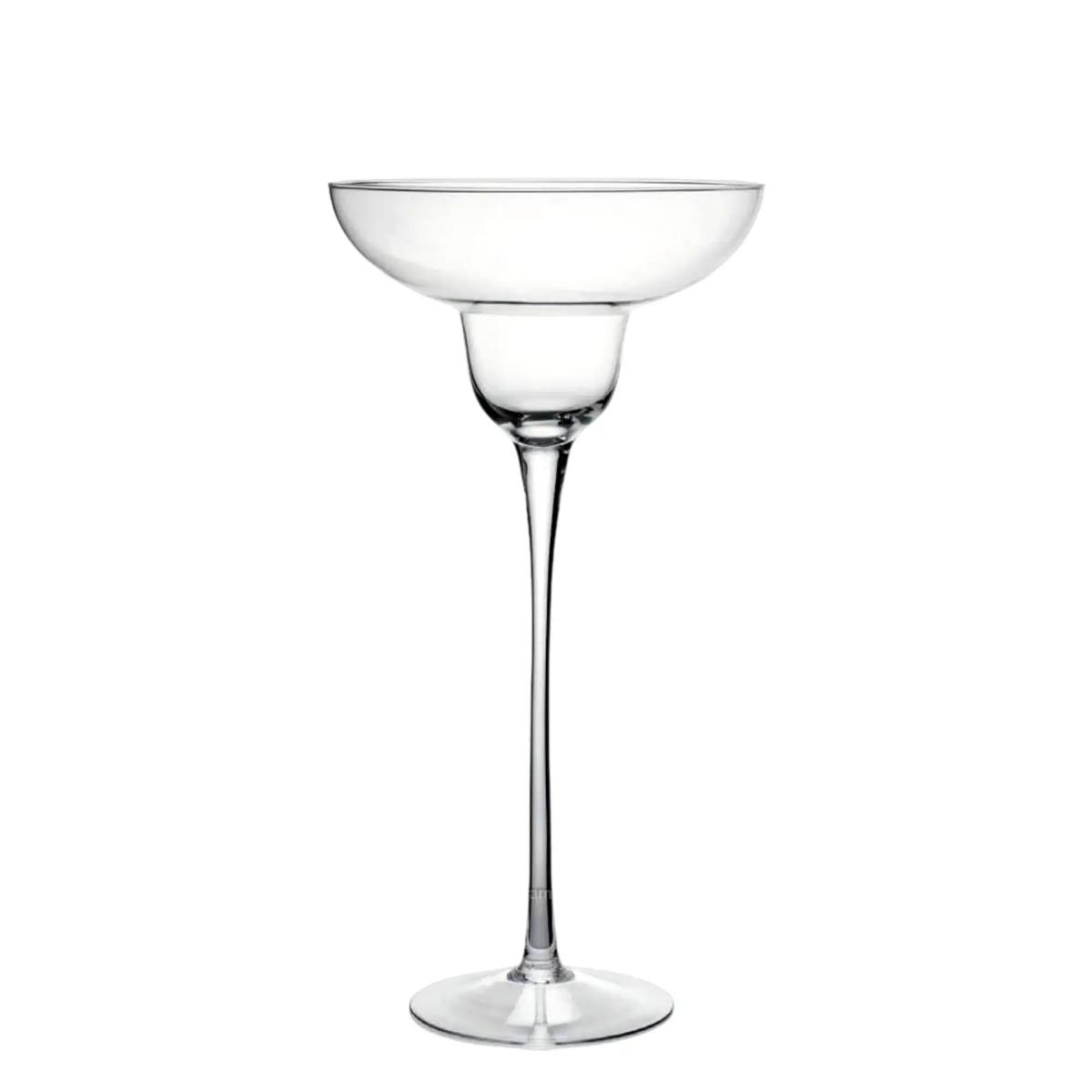 Vaso vetro trasparente coppa 50 cm