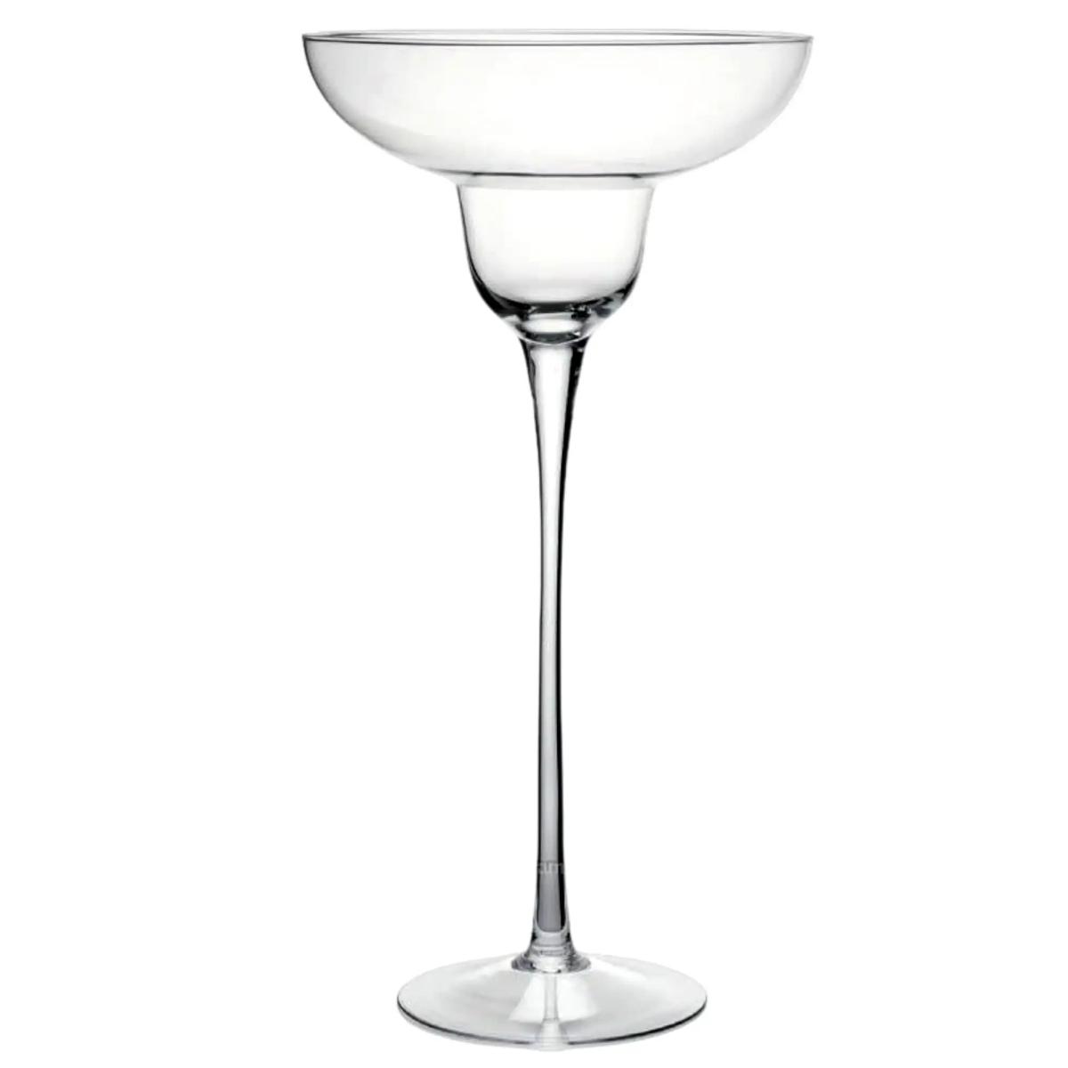 Vaso vetro trasparente coppa 63 cm