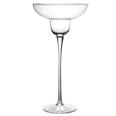 Vaso vetro trasparente coppa 63 cm