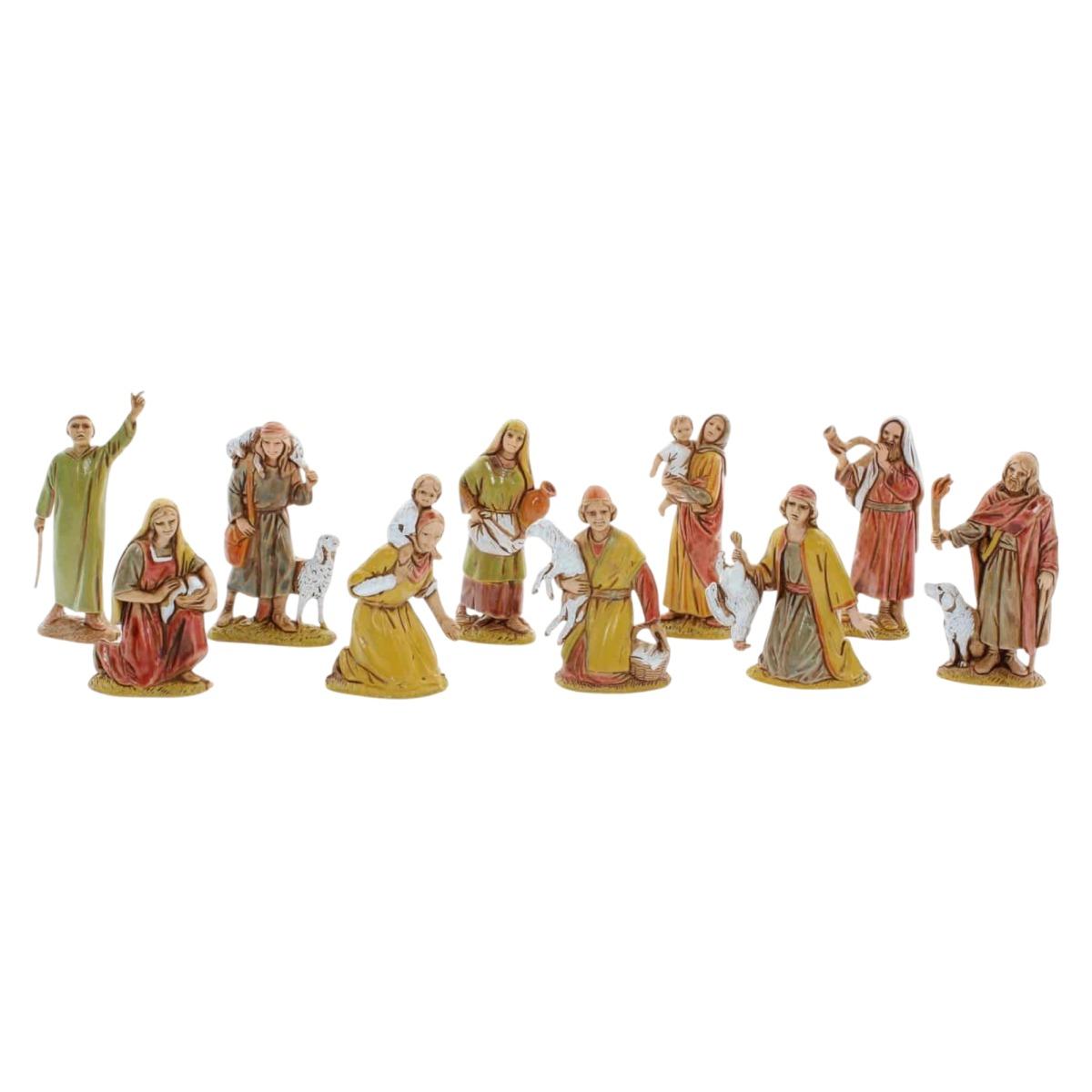 Statua presepe 6.5 cm pastori assortiti