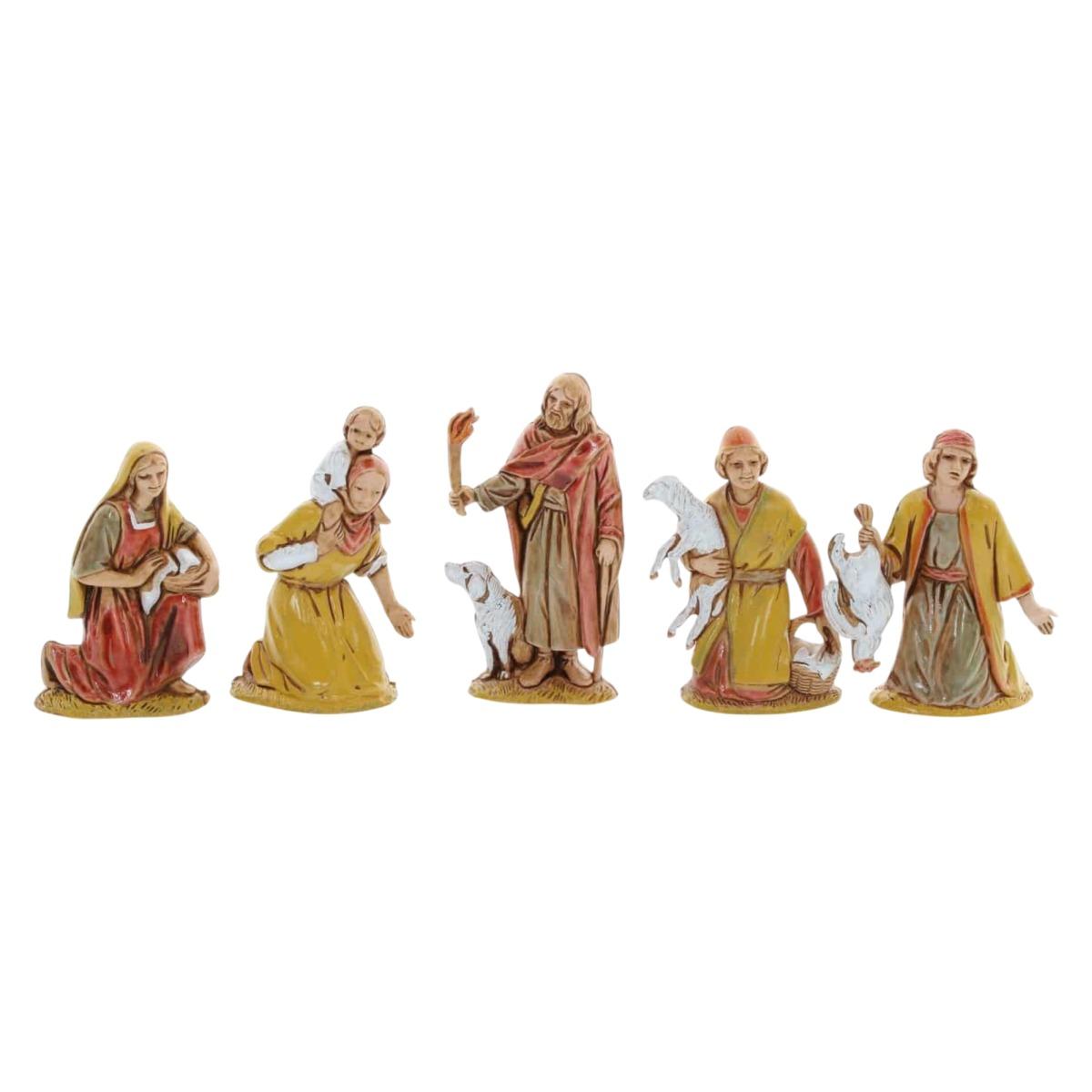 Statua presepe 6.5 cm pastori assortiti