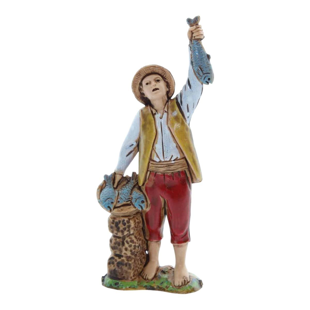Statua presepe 8 cm pastori mestieri assortiti