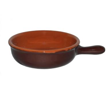 Casseruola Terracotta cm.Ø22 Valdelsa con Manico |_188