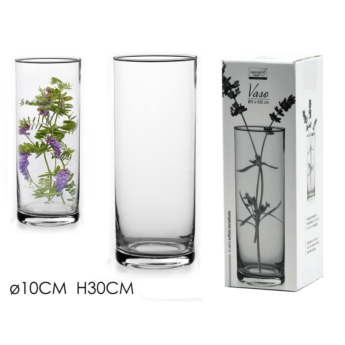 Vaso vetro cilindro