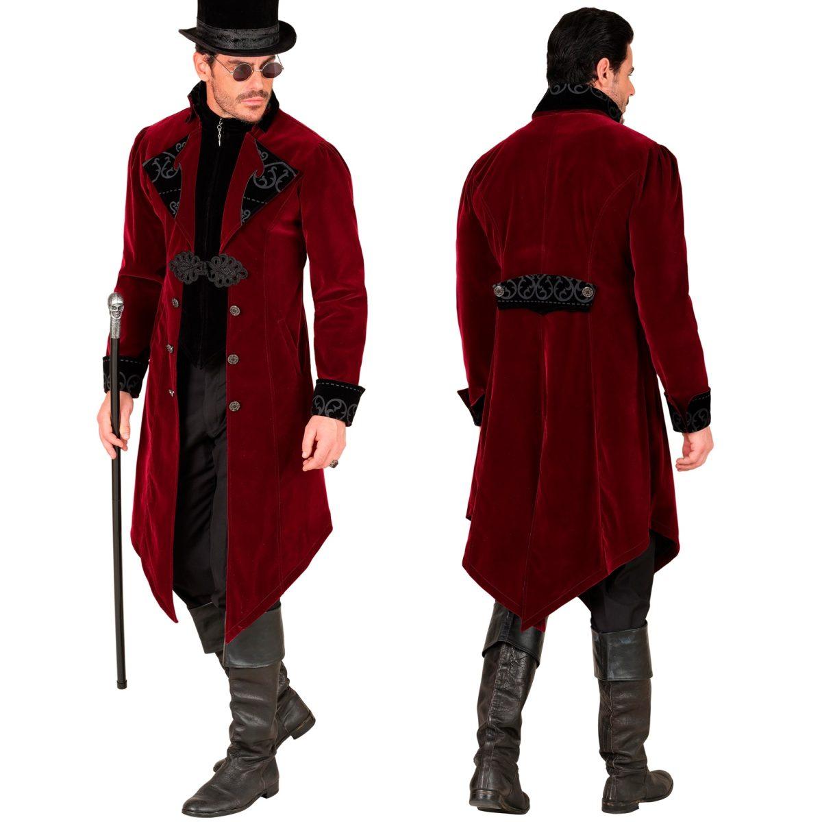 Cappotto gotico bordeaux