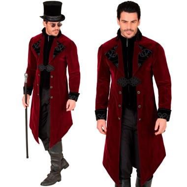 Cappotto gotico bordeaux