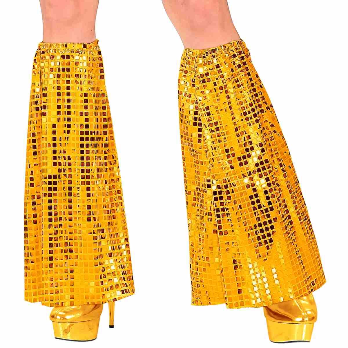Scaldamuscoli disco oro paillettes