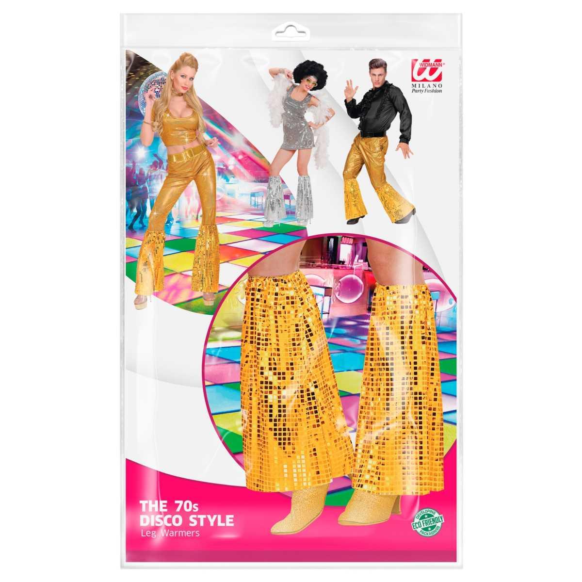 Scaldamuscoli disco oro paillettes