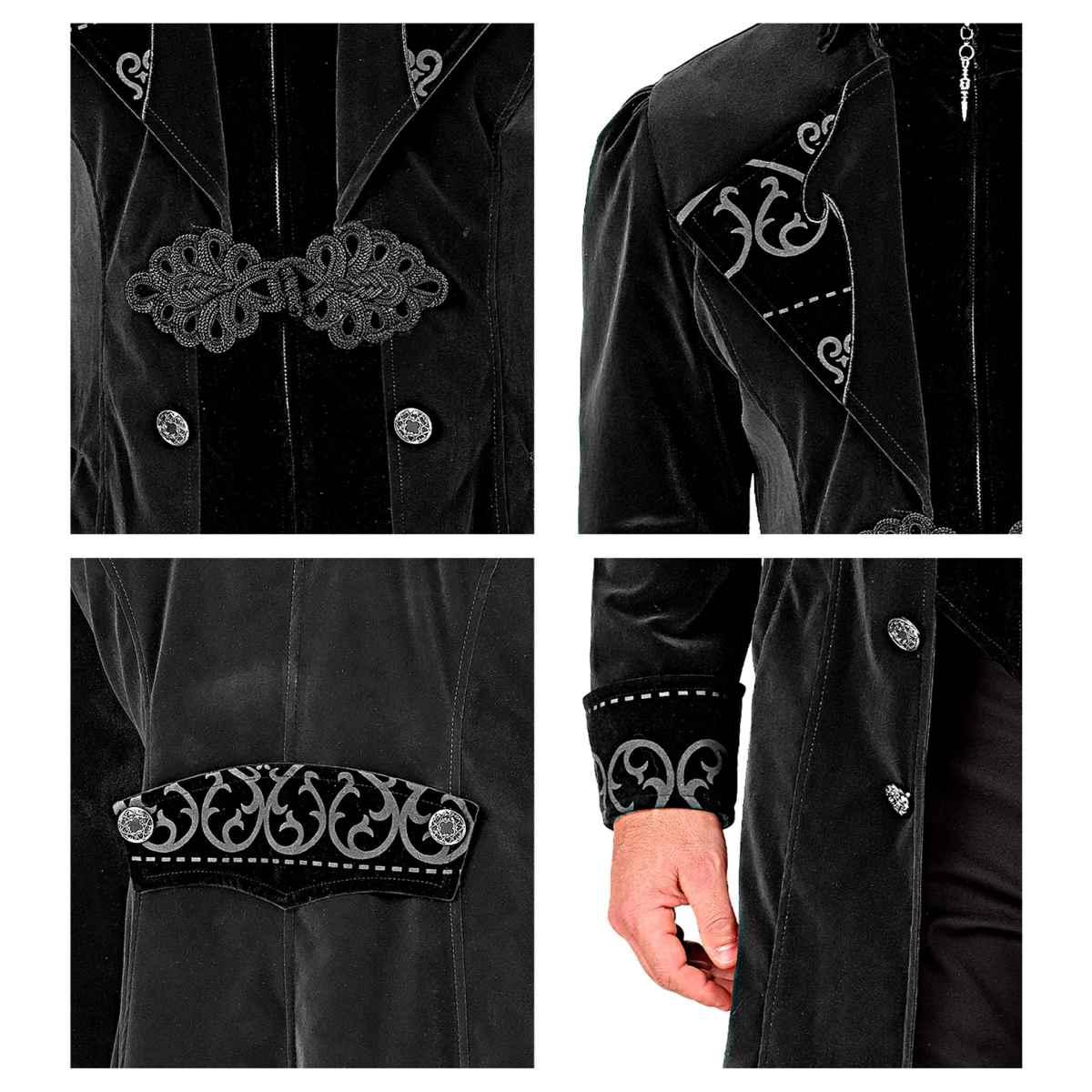 Cappotto gotico nero