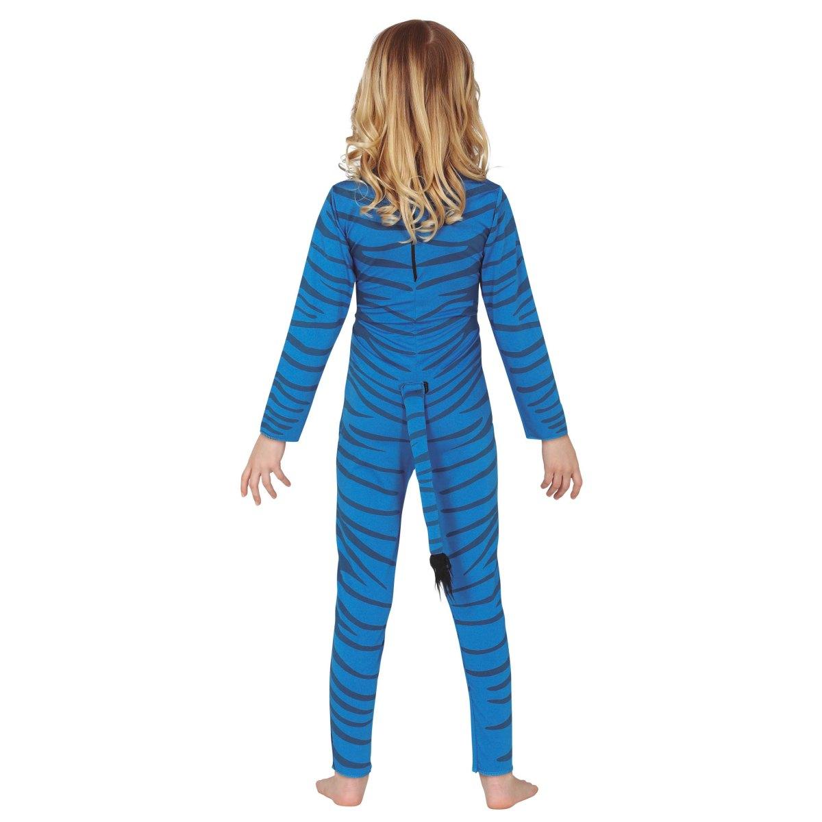 Costume avatar felino blu