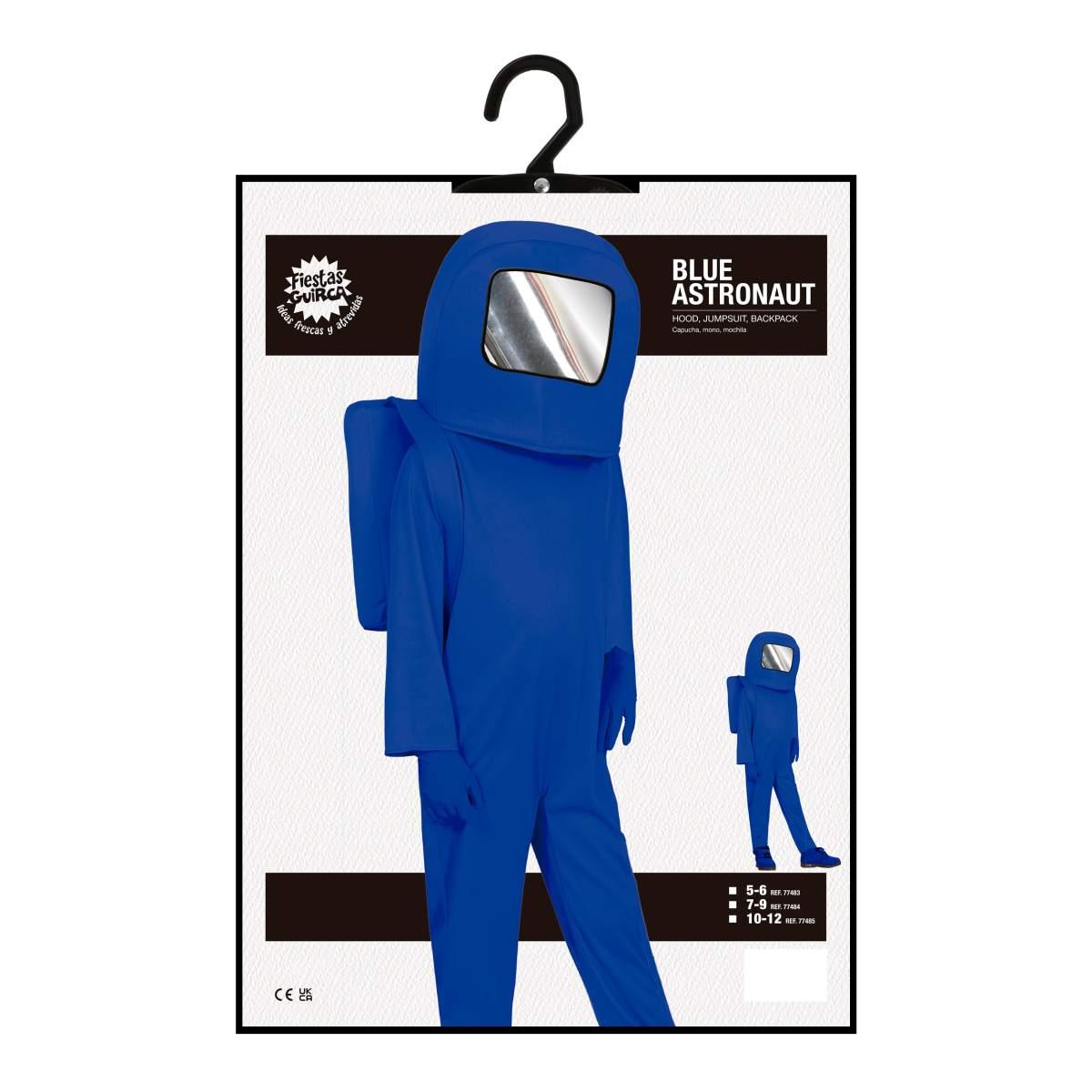 Costume astronauta blu