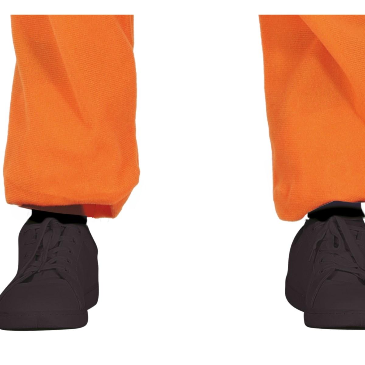 Costume lottatore karate ninja arancione