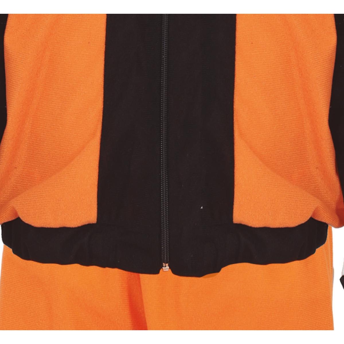 Costume lottatore karate ninja arancione nero