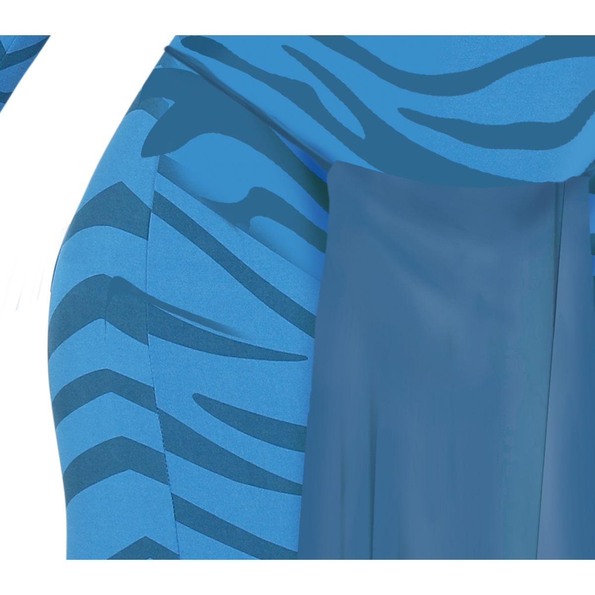 Costume avatar felino blu