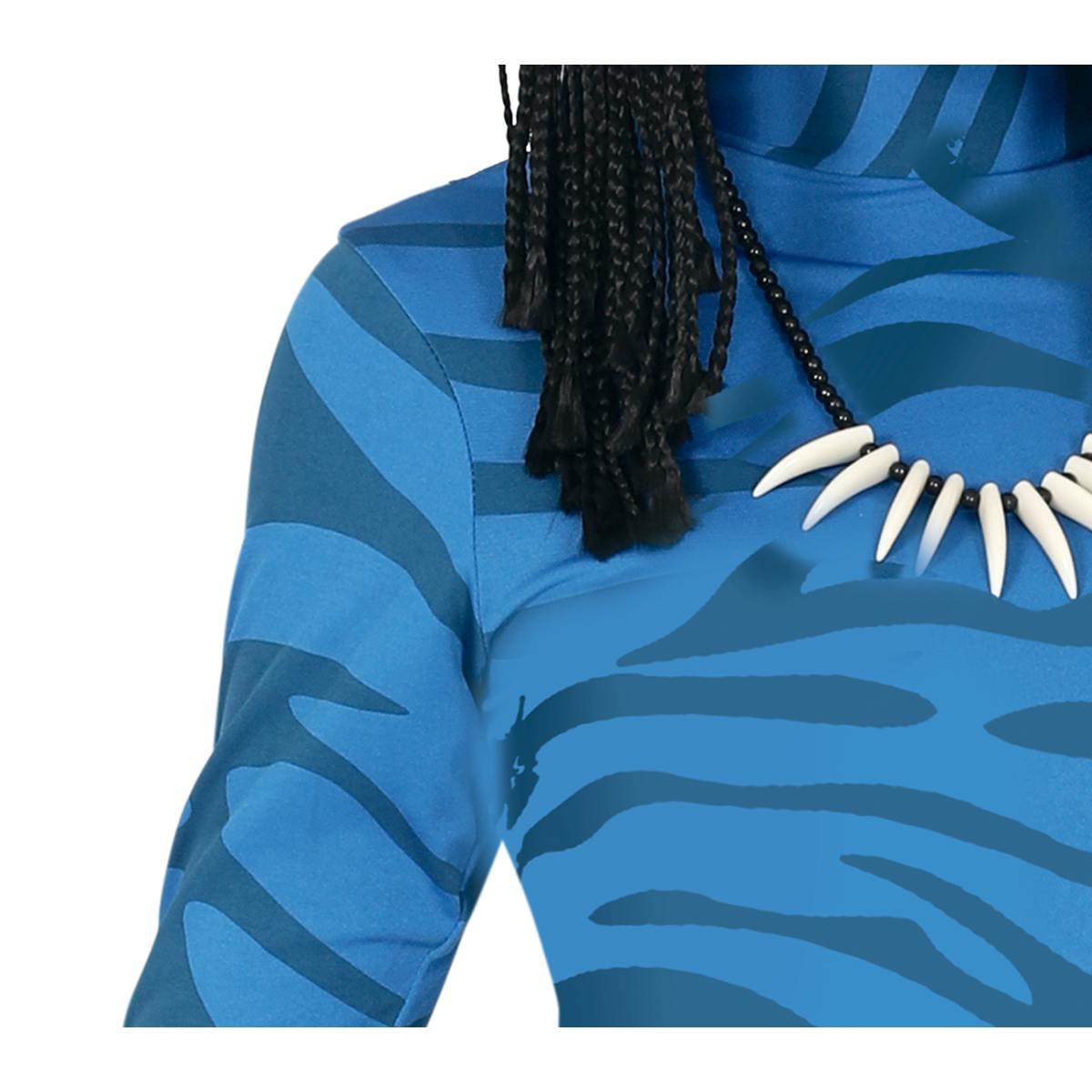Costume avatar felino blu