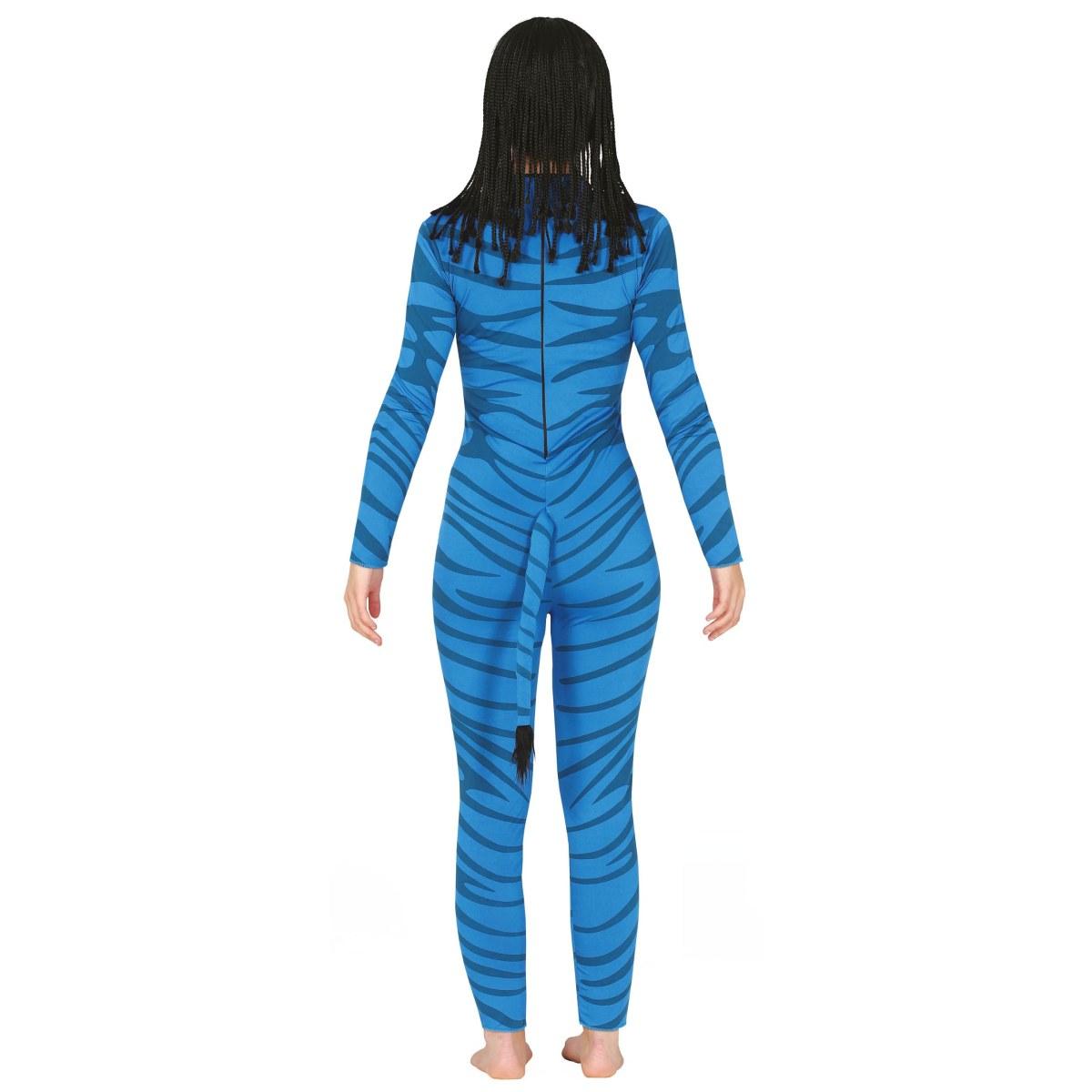 Costume avatar felino blu