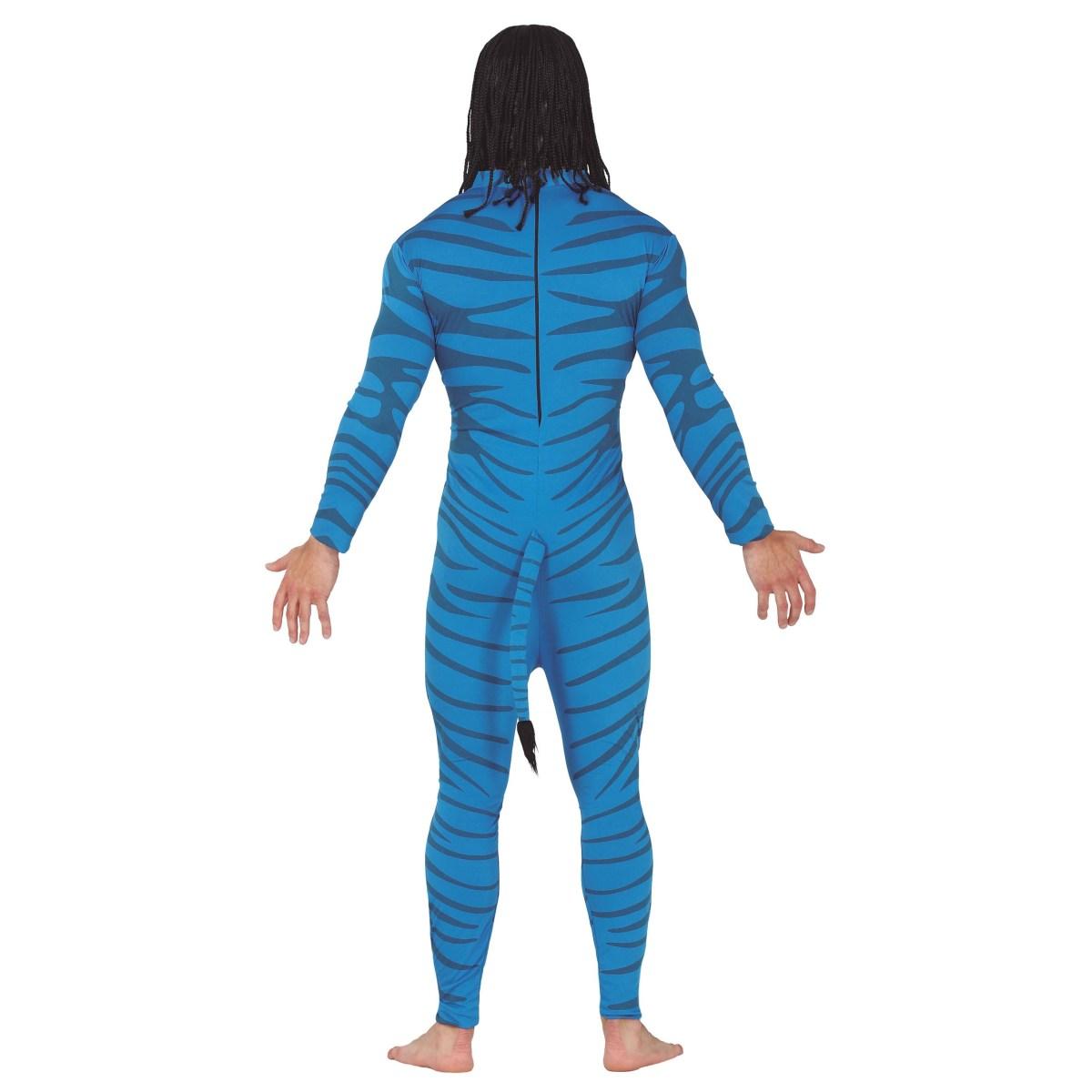 Costume avatar felino blu