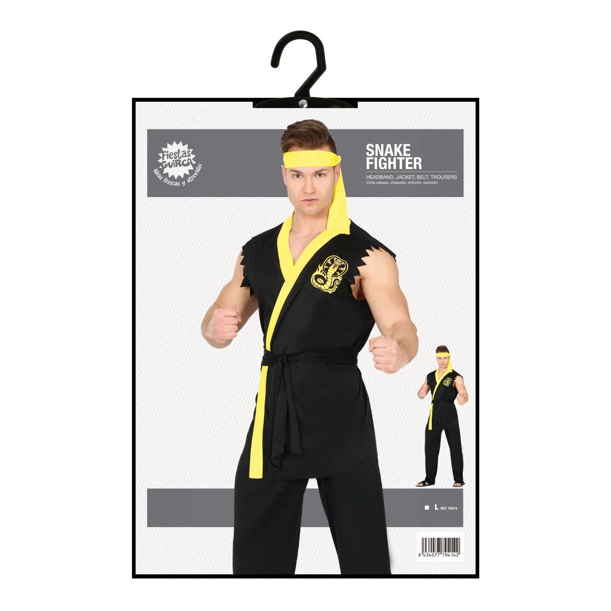 Costume lottatore karate ninja