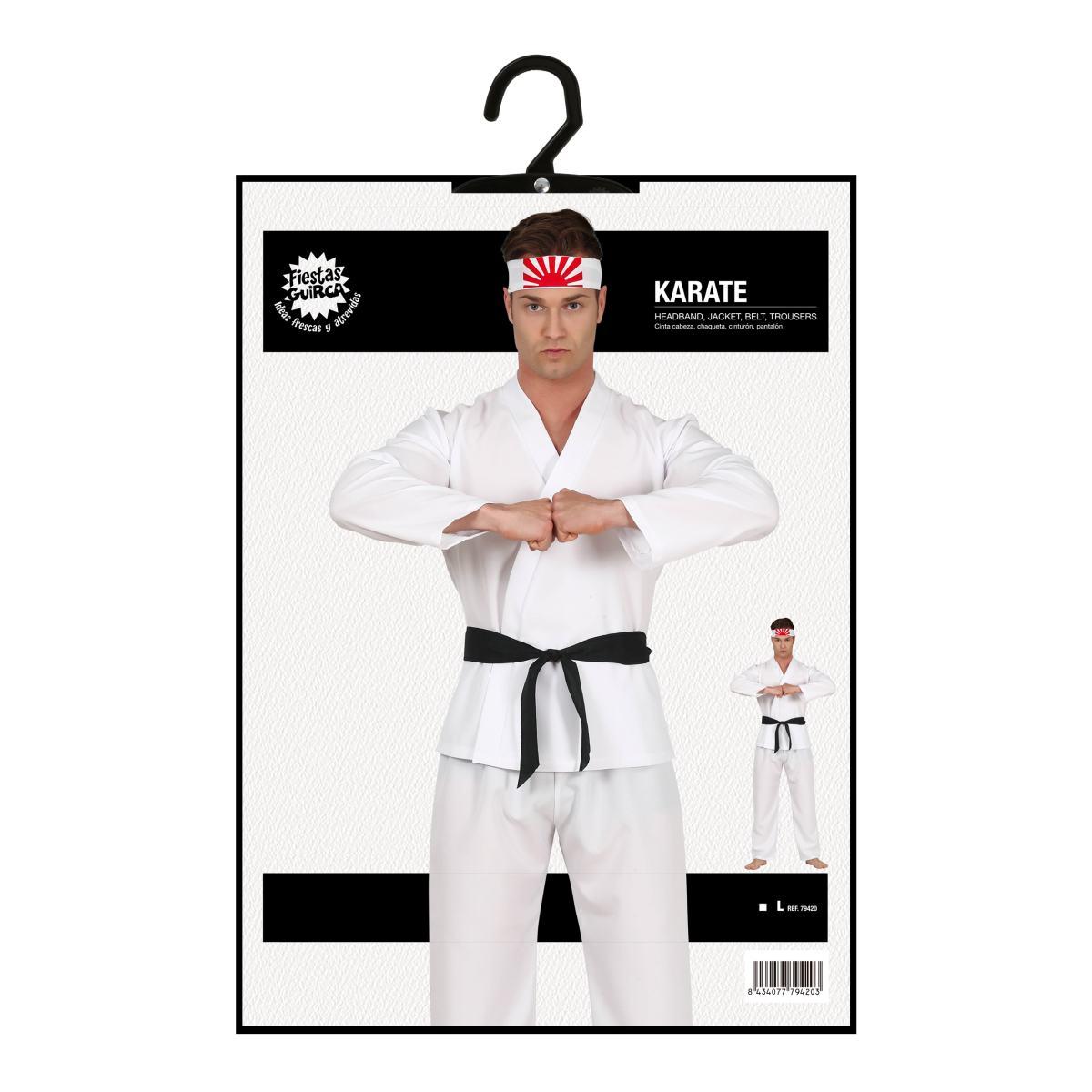 Costume lottatore karate kid