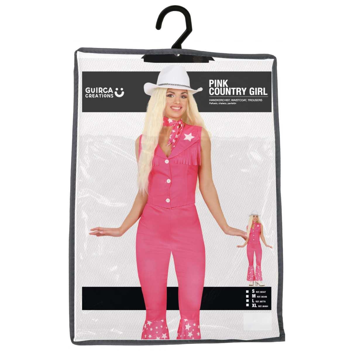 Costume cowgirl rosa