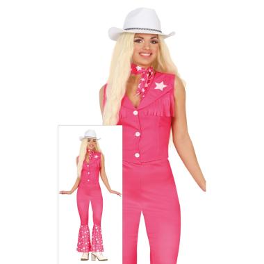 Costume cowgirl rosa
