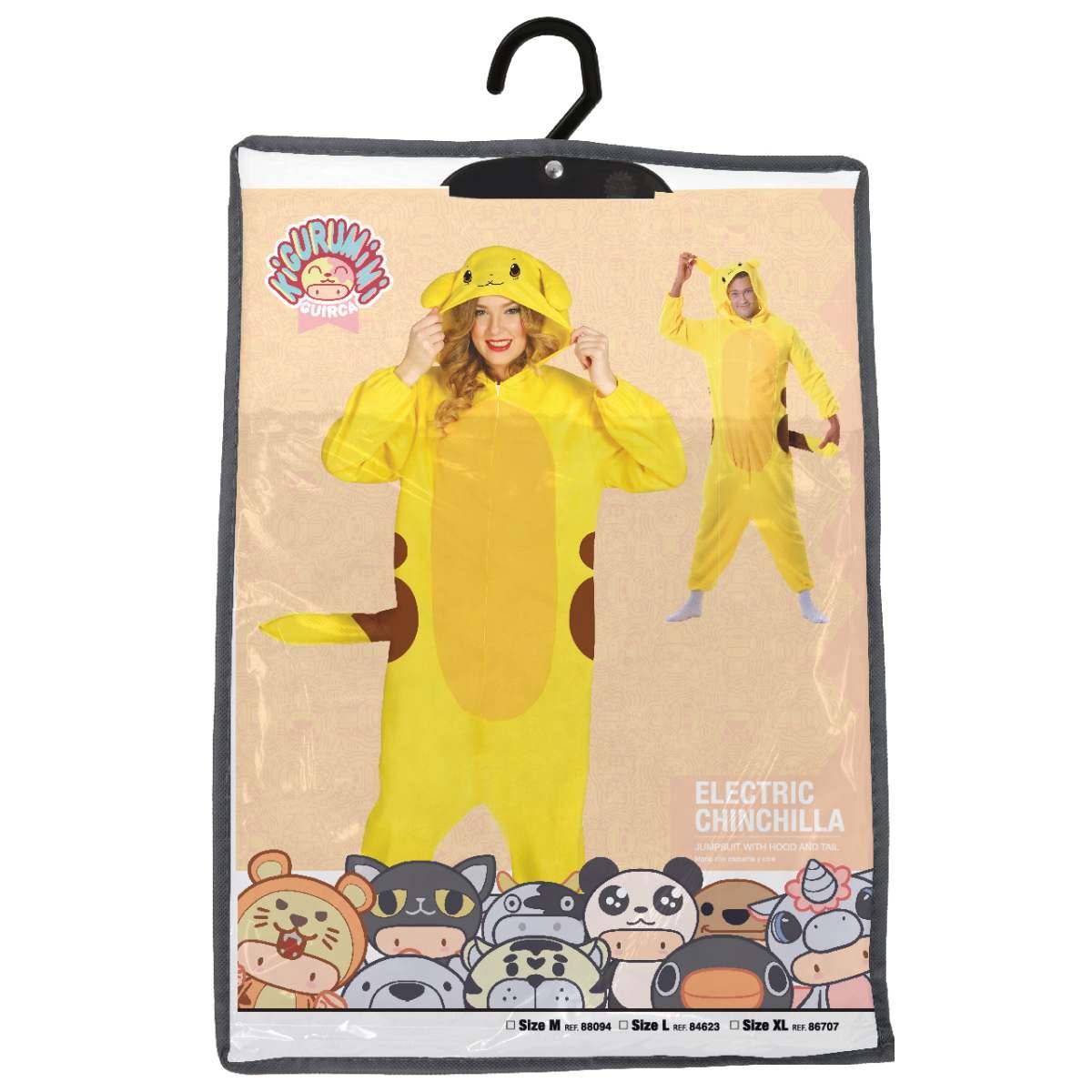 Costume cincilla pokemon giallo