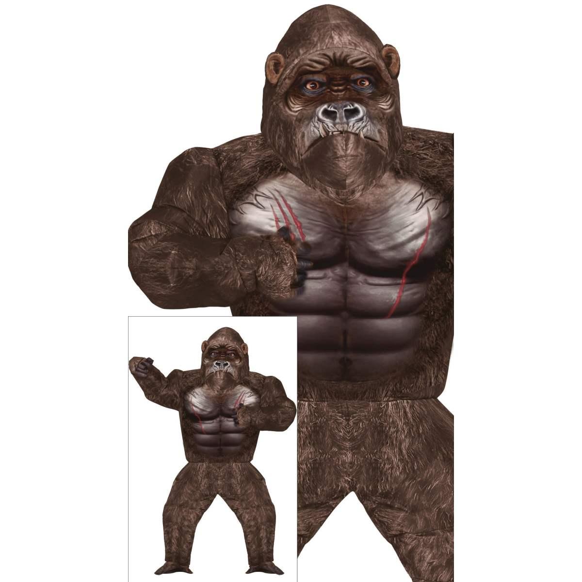 Costume scimmia king kong gonfiabile