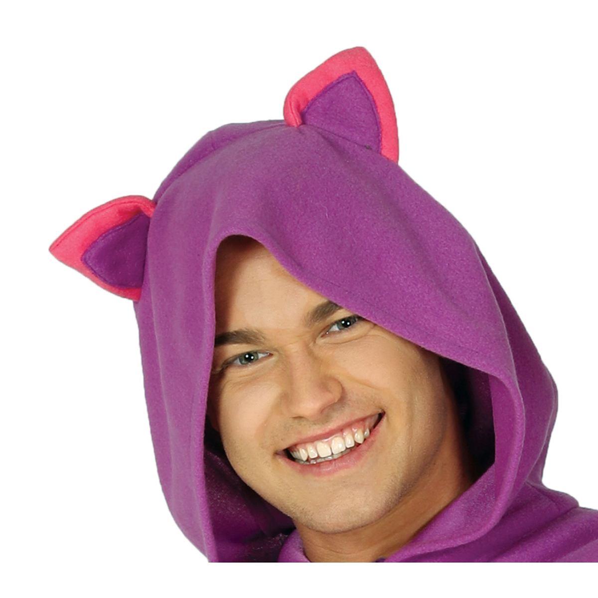 Costume gatto stregatto viola righe