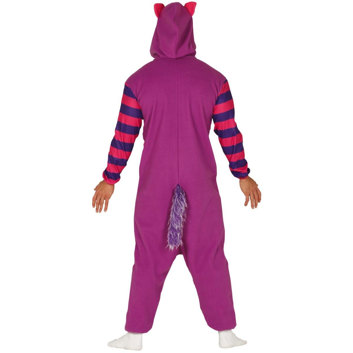 Costume gatto stregatto viola righe